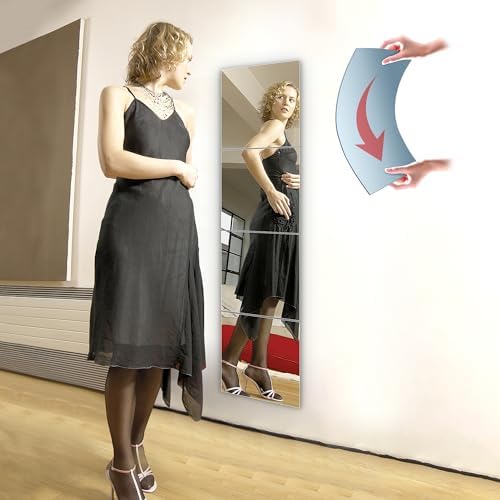 Unbreakable Wall Full Length Mirror Tiles, Long Mirrors by UNBREAKABL+MIRO