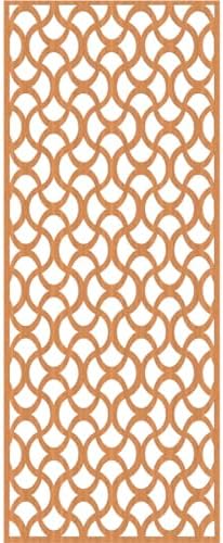 Resort Decorative Pierced Fretwork Wood Wall Panels, 31 3/8"W x 79 3/8"H x 1/4"T - Image 2