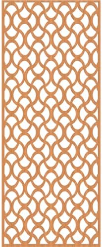Resort Decorative Pierced Fretwork Wood Wall Panels, 23 3/8"W x 59 3/8"H x 1/4"T - Image 2