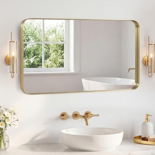 Sweetcrispy Bathroom Mirror 48x30 Inch, Vanity Mirror by Sweetcrispy