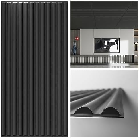 Art3d Semi-Cylinder 3D Drop Ceiling Tiles, 2 x 4 ft by Art3d