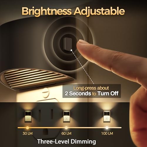 DORESshop Night Light, Night Lights Plug into Wall, Adjustable - Image 2