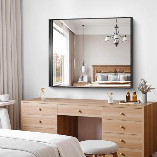 CIRCUMI Black Bathroom Mirror - Image 4