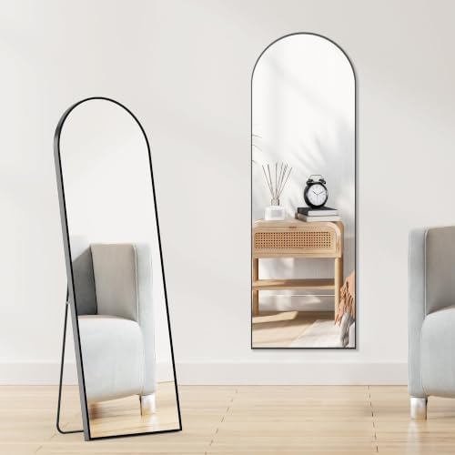 Sweetcrispy 59"x16" Arched Full Length Mirror, Floor Body Mirror - Image 6