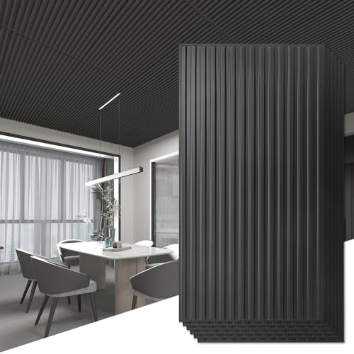 Art3d Fluted Slat 3D Wall Panels, Drop Ceiling Tiles by Art3d