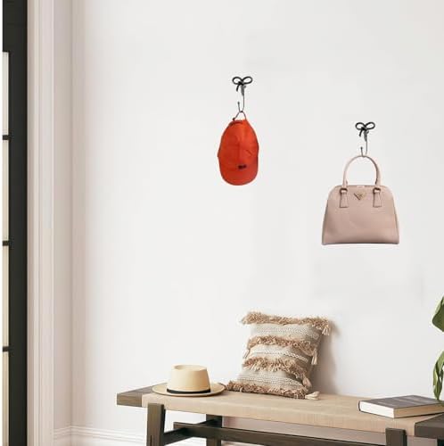 Bow Wall Hook 4 pcs Decorative Wall Hooks - Image 3