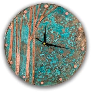Handmade Copper Wall Clock Artisan Touch in Every Piece by NOOCART