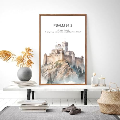 CHDITB Bible Verse Scripture Wall Art, Religious Christian Jesus Decor - Image 4
