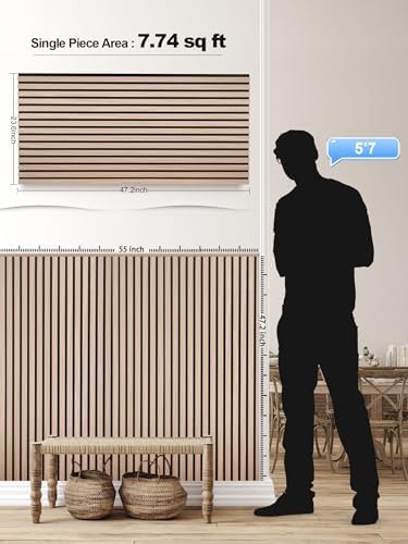 Mollywell Wood Panels for Wall, 47.2x23.6 in - Image 4