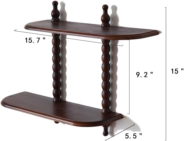 2-Tier Wall Mounted Floating Shelf - Image 2