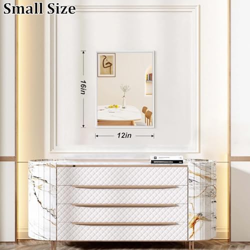 AAZZKANG Mirrors for Wall Rectangular Metal Frame Mirror for Farmhouse Bathroom - Image 2