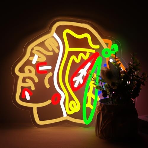 Ice hockey Neon Signs for Wall Decor Neon Lights for Bedroom Led Business Signs by JFLLamp