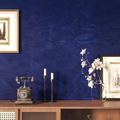 CHIHUT Blue Velvet Drawer Liner Creased Self Adhesive Velvet Flocking Liner - Image 2