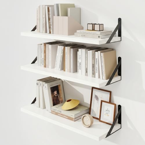 Floating Shelves, 8 Inch Deep Rustic Book Shelf by KovaScapeHomeDecor