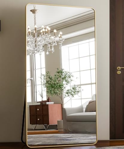 HARRITPURE 80"x40" Full Length Mirror, Oversized Floor Mirror - Image 6