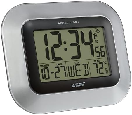 La Crosse Technology WT-8005U-S Atomic Digital Wall Clock - Image 5