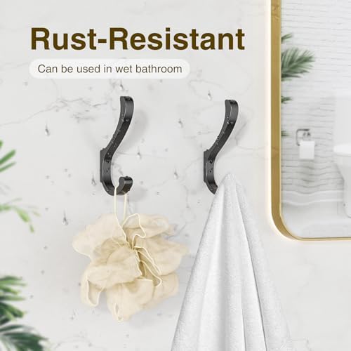 Large Coat Hooks Wall Mount, Heavy Duty Wall Hooks - Image 3