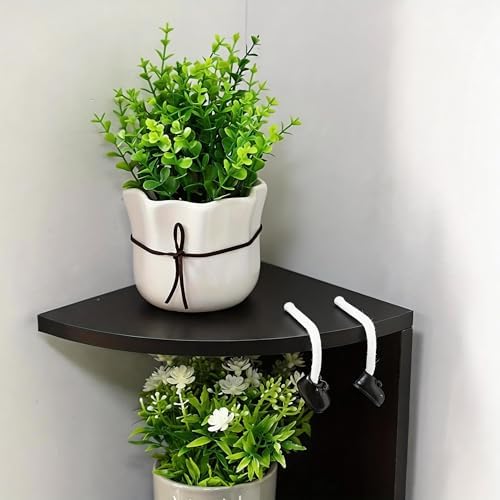 No-Drill Corner Shelf Wall Mount, 7-Tier Thickened Floating Bookshelf - Image 5