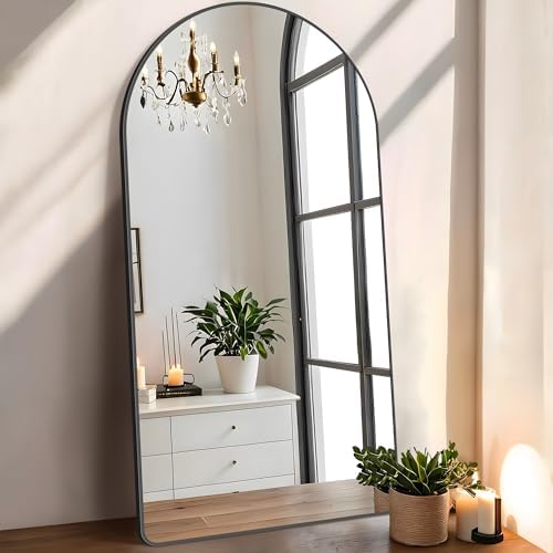 FORBATH Arched Mirror 24x48 Inch, Hanging or Leaning Against Wall by AvaMalis