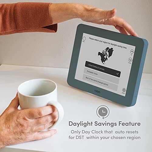 Robin Day Clock 2026 for Seniors, Easy-to-Read Display for Elderly, Day Date - Image 2