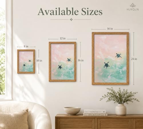 Framed Coastal Turtle Wall Art, Ocean Animal Picture, Summer Wall Decor - Image 5