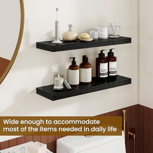 Dreamland 24 Inch Floating Shelves, 6.7" Deep Wall Shelves - Image 5