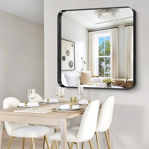 CIRCUMI Black Bathroom Mirror - Image 6