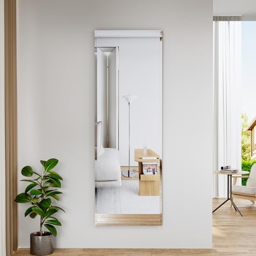 51"x16" Frameless Full Length Wall Mirrors, Rectangular Mirror Full Length Wall - Image 2