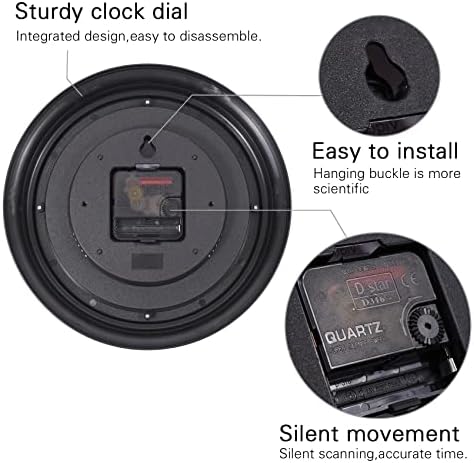 Wall Clock, Sweep Silent Movement Accurate Clocks - Image 4