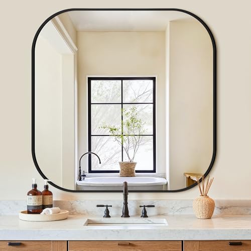 35" x 35" Bathroom Vanity Mirror by Unknown