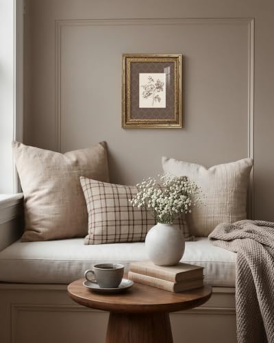 InSimSea Vintage Botanical Wall Art, Floral Sketch Canvas Print, 13x16 Inch - Image 5