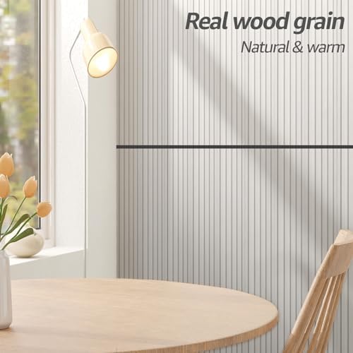 Art3d 48 x 6 in WPC Wood Slat Wall Panels, 3D Wall Accents - Image 3