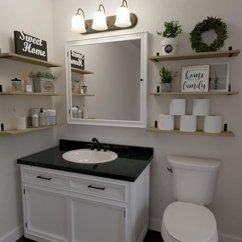 WOPITUES 24'' Long Floating Shelves - Image 2