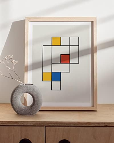 HAUS AND HUES Bauhaus Modern Colorful Abstract Wall Art - Image 5