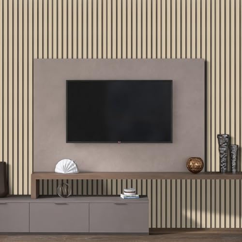 Arthome Wood Slat Wallpaper 17''x240'' Peel and Stick self Adhesive Wood - Image 6