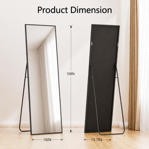 Simple Deluxe Full Length Mirror, - Image 3