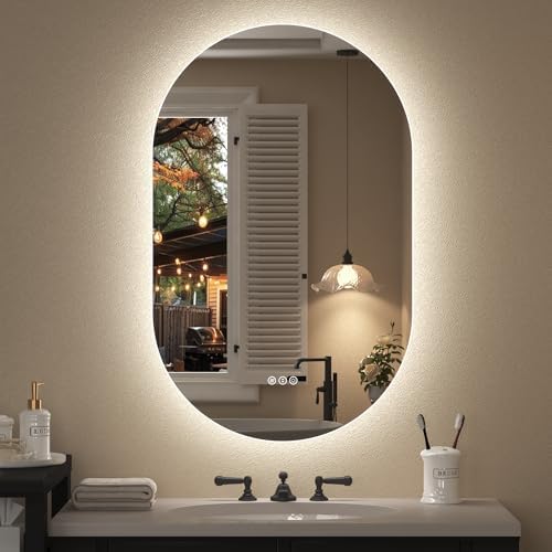 20x32 Inch Oval Backlit LED Bathroom Mirror by VANLIOBathroomMirror