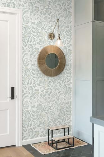 Heroad Floral Contact Paper Green Peel and Stick Wallpaper Botanical Self - Image 6