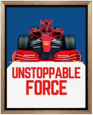 InkFlow Posters Racing Car Canvas Poster by InkFlowPosters