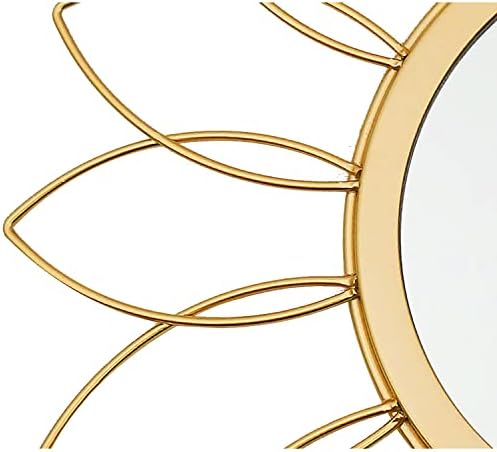 3 Pack Metal Mirrors for Wall Gold Sunburst Wall Mirror Home Decor Wall Art - Image 2
