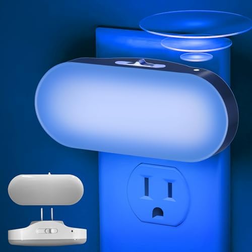 DORESshop Blue Night Light, Auto On/Off, 0-100 LM Adjustable Brightness by DORESshop