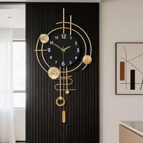 Wall Clock, Silent Quartz Movement Battery Operated by Unknown