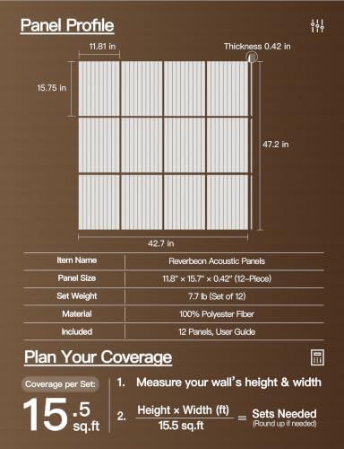 Acoustic Panels, Peel And Stick Acoustic Wall Panels - Image 5