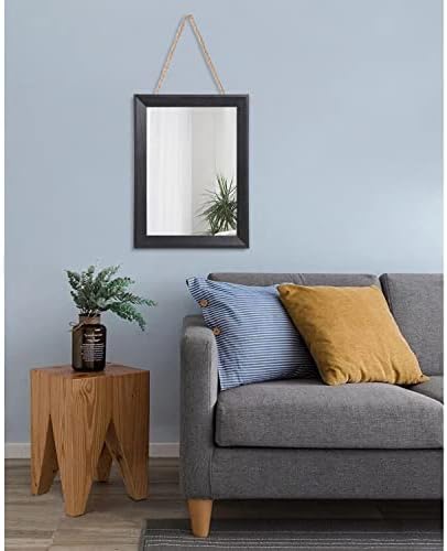 AAZZKANG Wall Mirror Black Wood Framed Rectangle Mirrors - Image 7