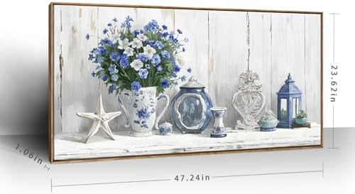 Nicetop Large Framed Artwork for Walls – Coastal Rustic Farmhouse Art Prints - Image 6