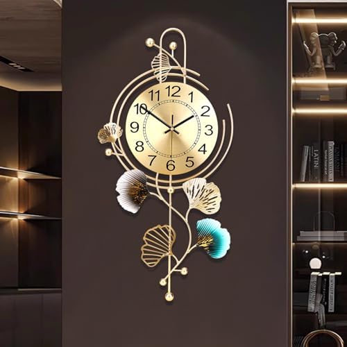 FILLOVE Elegant Metal Wall Clock - Image 6