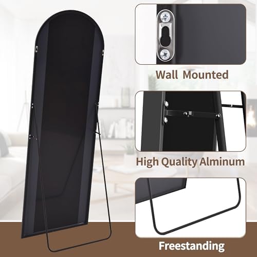 OGCAU 64"x21" Arched Full Length Mirror, Floor Full Body Mirror - Image 6