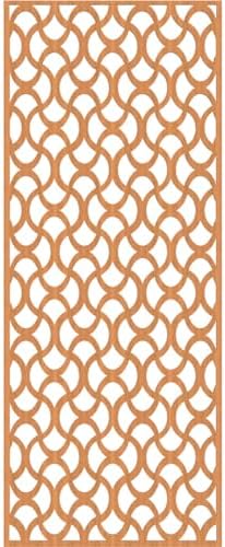 Resort Decorative Pierced Fretwork Wood Wall Panels, 27 3/8"W x 69 3/8"H x 1/4"T - Image 2