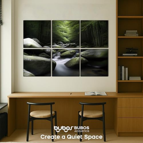 6 Pack Art Acoustic Wall Panels, 70.8x47.2”Self Adhesive - Image 5