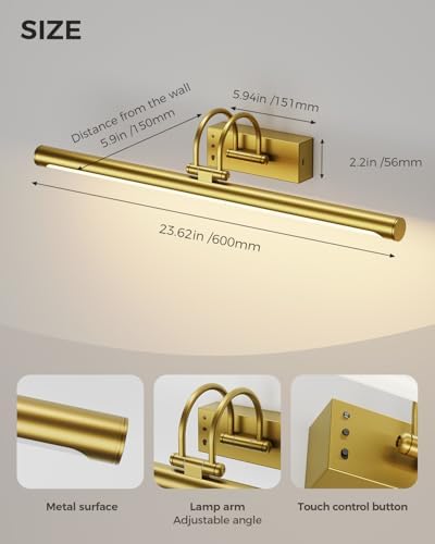 23.6″ Wireless Rechargeable Picture Light - Image 6